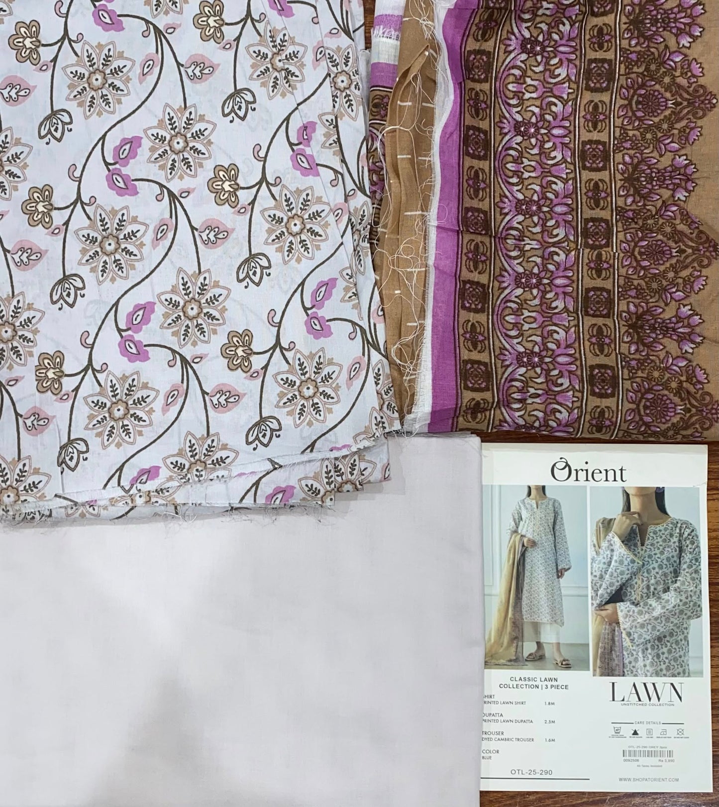 classic lawn collection 3pc suit by ORIENT