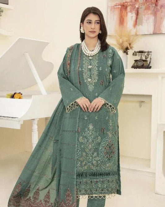 Emb Fancy 3pc Nishat Lawn