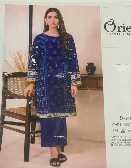 3 pc lawn suit replica