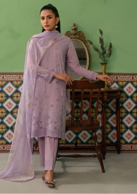 CROSS STITCH 3pc embroidered lawn suit