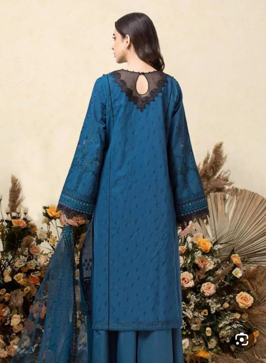 EDENROBE festive 2pc embroidered suit
