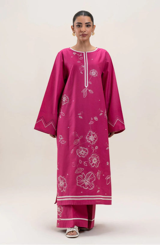 2 pc embroidered lawn suit