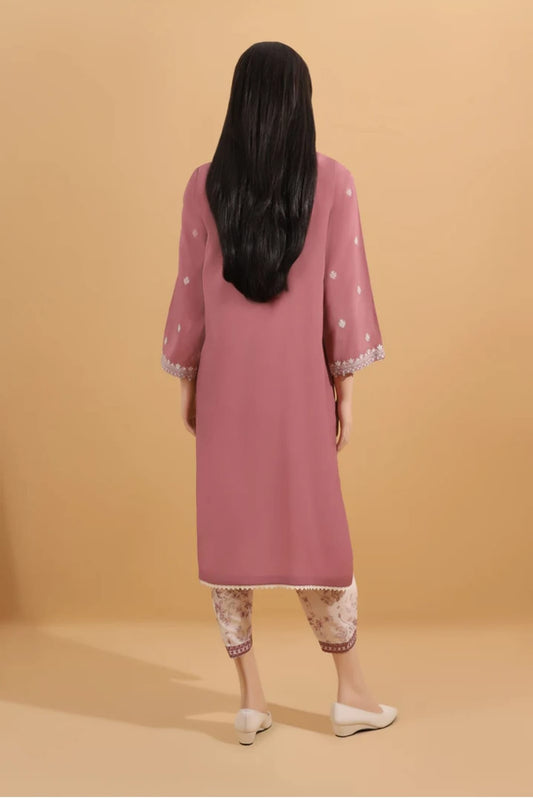 embroidered cotton filament 2 pc suit original SAYA brand